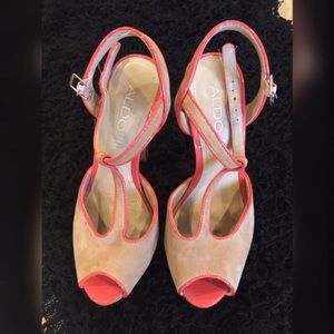 👠Aldo - Platform Peep Toe Heels👠